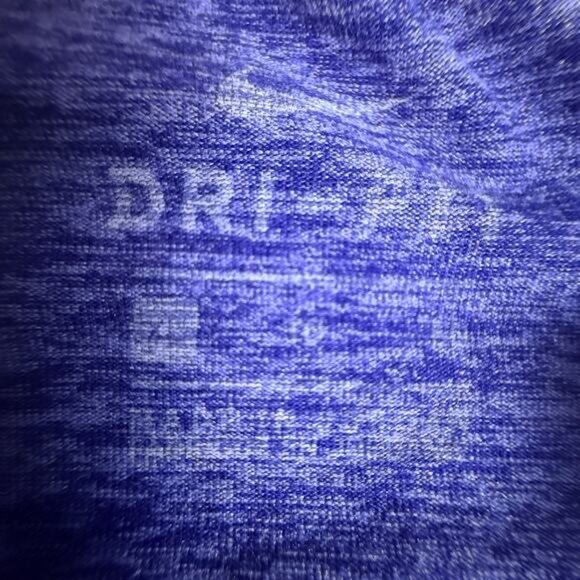 Nike Dri-FIT Running Long Sleeve Shirt Blue Thumbholes Reflective Men’s XL - Picture 6 of 8